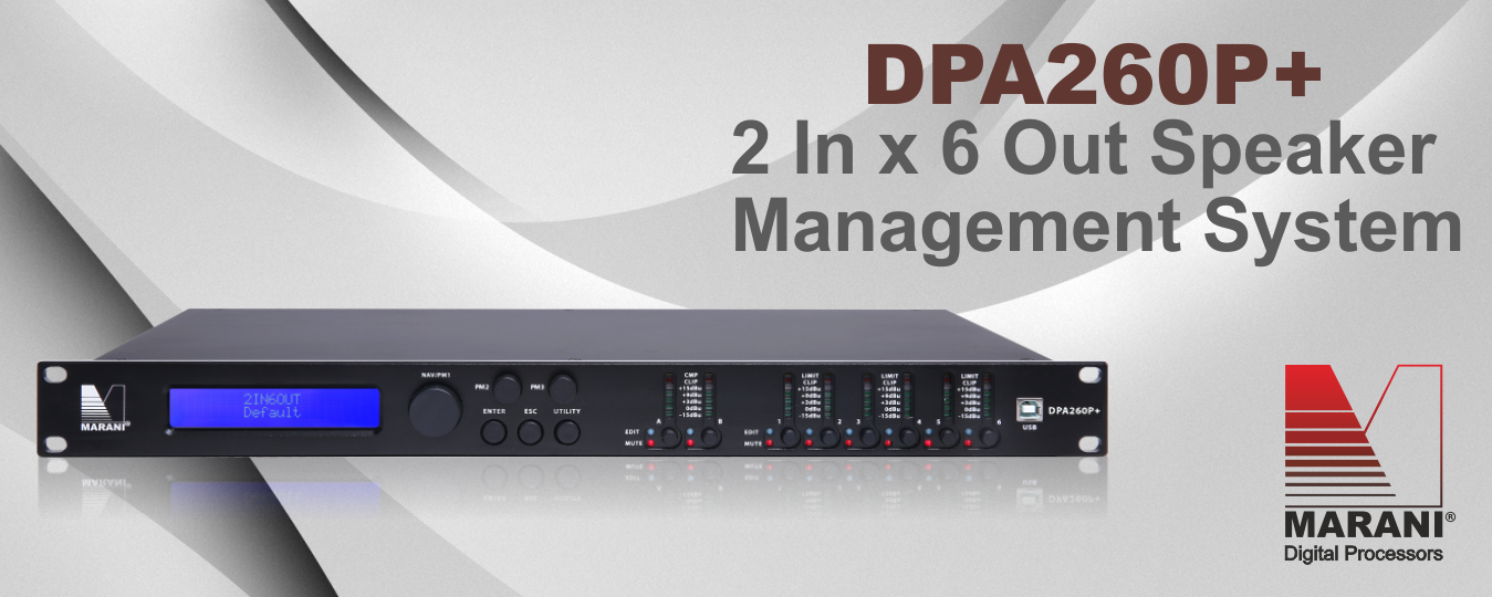 Marani DPA260P+ Speaker Management System