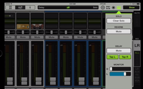 Mackie Master Fader - Video - Quick Access Panel