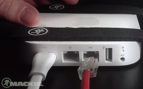 Mackie DL32R - Video - Airport Express Router Setup