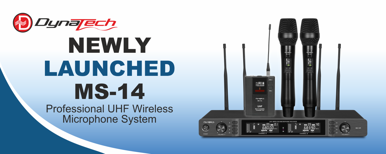 Dynatech MS-14 Wireless Microphone System